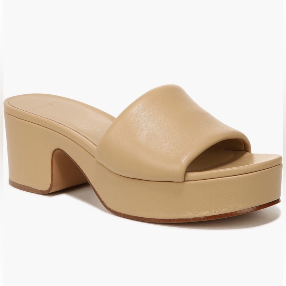 Vince Margo Tan Platform Sandals